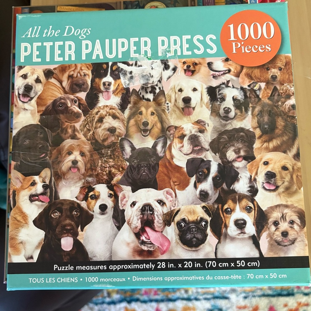 All the Dogs by Peter Pauper Press - 1000 piece puzzle